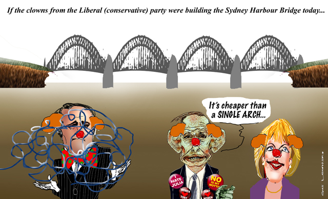 LNP clowns...